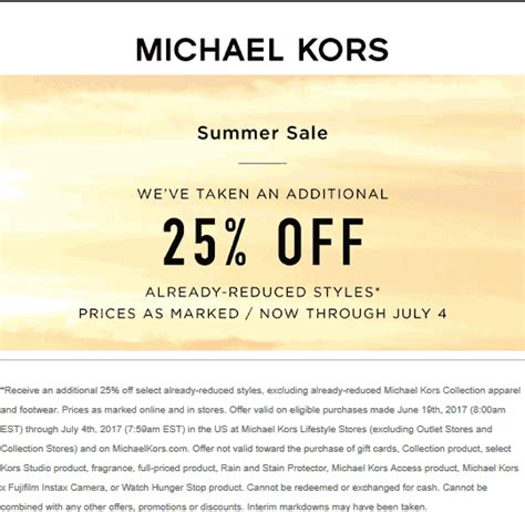 michael kors online coupon